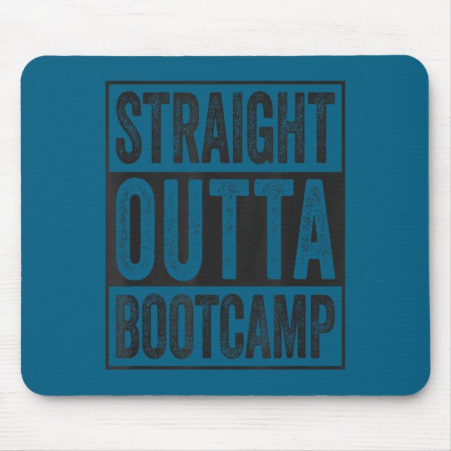 Mousepad Acabado de sair do treinamento básico de soldado d (Frente)