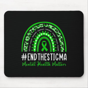 Mousepad Acabar Com A Chuva Da Consciência Da Saúde Mental