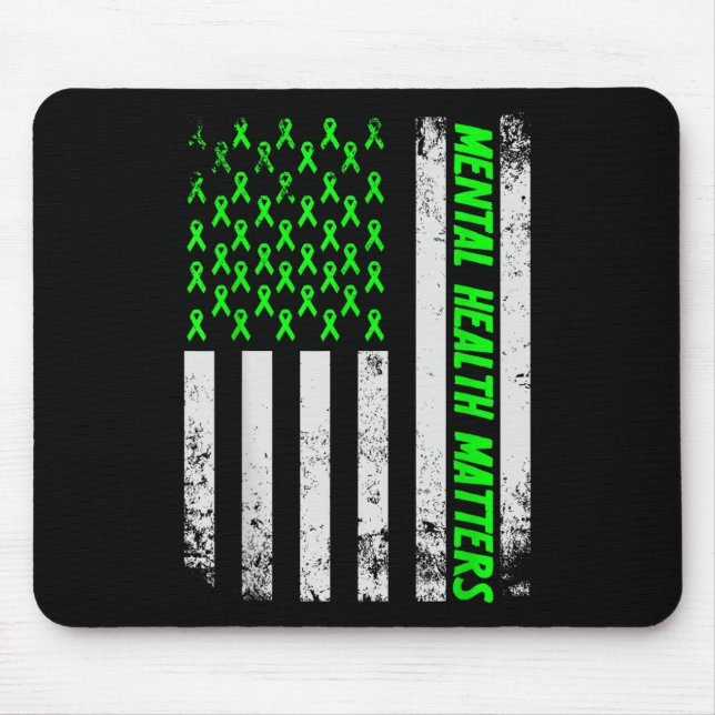 Mousepad Acabar Com A Saúde Mental Estigma S Sensibilização (Frente)