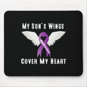 Mousepad Acabar com a sobredosagem Cobrir das asas do meu f