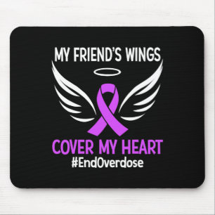 Mousepad Acabar com a sobredosagem do Cobrir das Asas do Me
