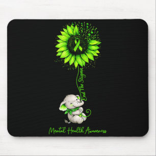 Mousepad Acabar com o estigma conscientização da saúde ment