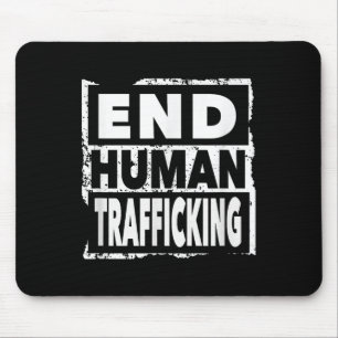 Mousepad Acabar com o tráfico de seres humanos, salvar cria