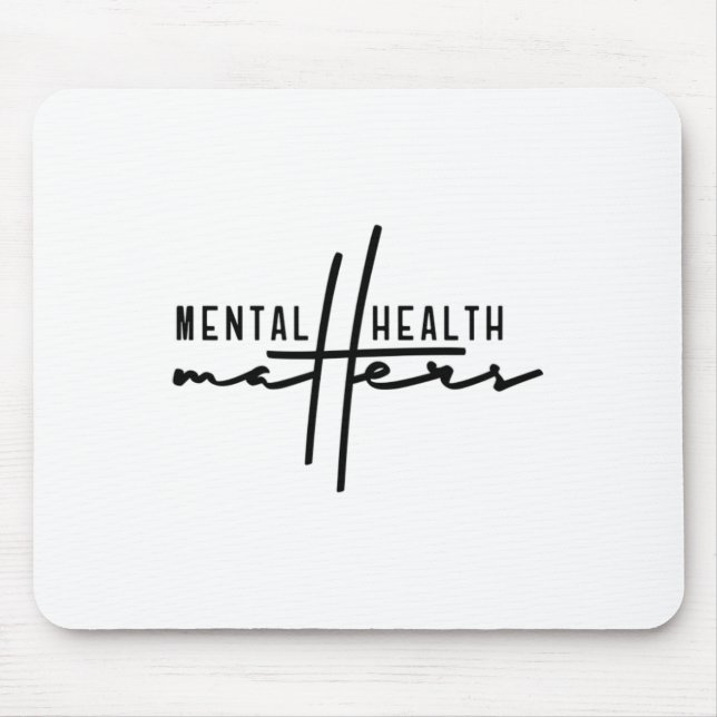 Mousepad Acabe Com Os Problemas Mentais Do Estigma (Frente)