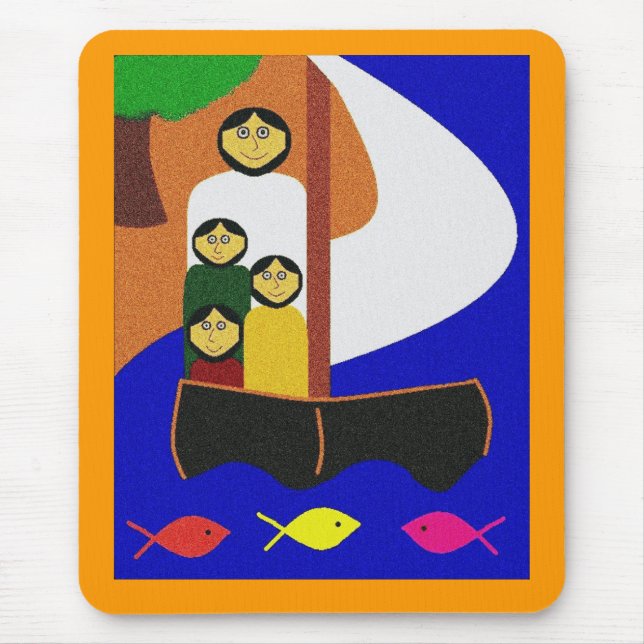 MOUSEPAD ACALMANDO A TEMPESTADE (Frente)