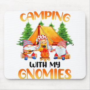 Mousepad Acampamento Com Meu Gnomies Garden Gnomies Lover M