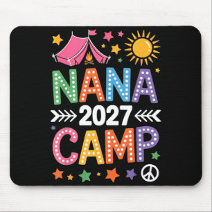 Mousepad Acampamento da Nana 2027 férias de verão da famíli