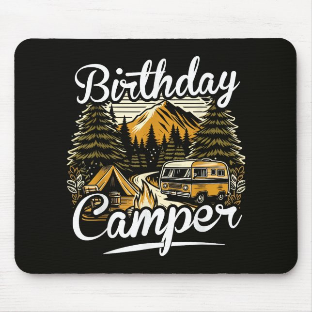 Mousepad Acampamento de Aniversário (Frente)