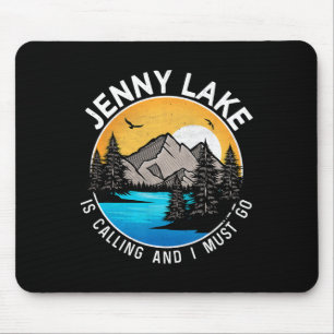Mousepad Acampamento de Barcos de pesca - Lago Jenny Lakevi