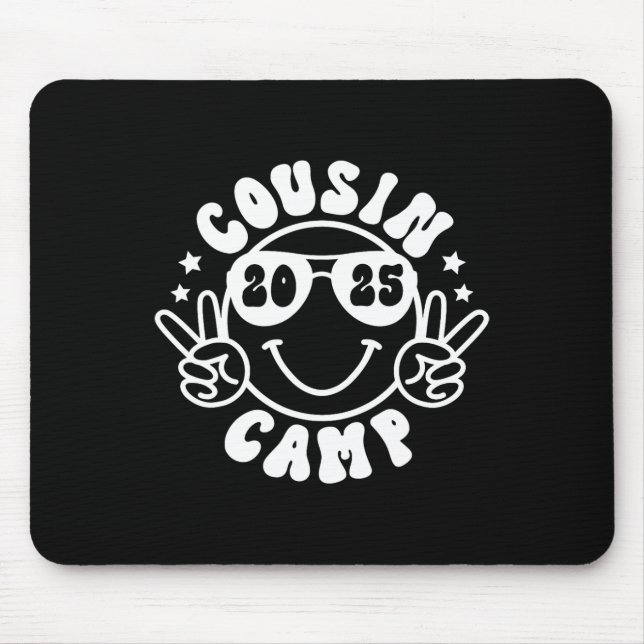 Mousepad Acampamento de Primos 2025 Acampante Acampamento F (Frente)