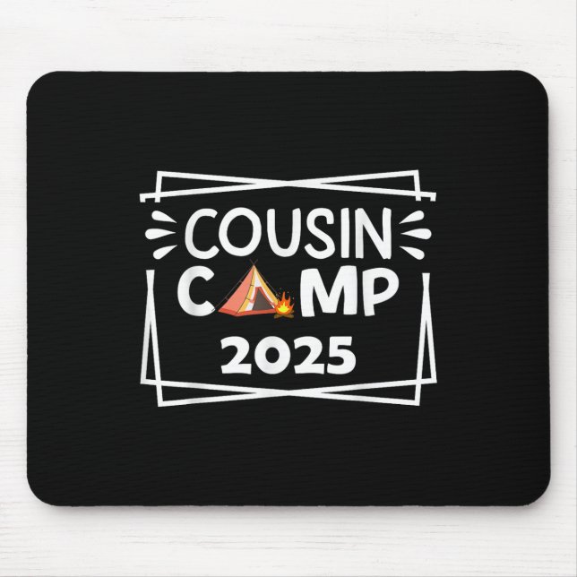 Mousepad Acampamento Divertido de Primos 2025 Equipe de Aca (Frente)