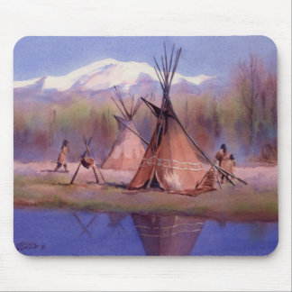 Mousepad ACAMPAMENTO do TIPI do FIM do VERÃO por SHARON