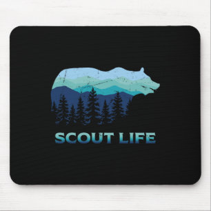 Mousepad Acampamento Escotismo ao Ar Livre Vida de Escoteir