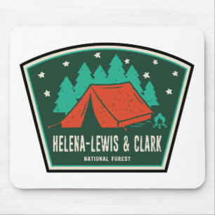 Mousepad Acampamento Florestal Nacional Helena-Lewis e Clar