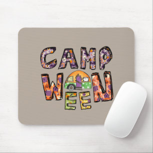 Mousepad Acampamento Halloween Word Pun