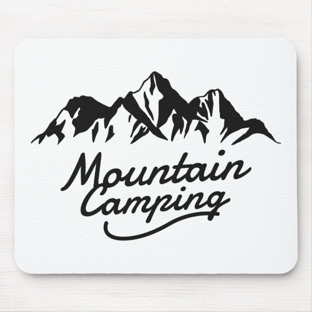 Mousepad Acampamento nas montanhas (Frente)