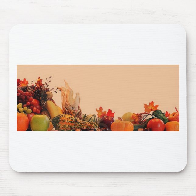 Mousepad Ação de Graças/Cornucopia (Frente)