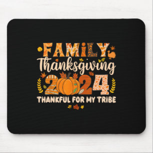 Mousepad Ação De Graças Da Família 2024 Graças À Minha Trib