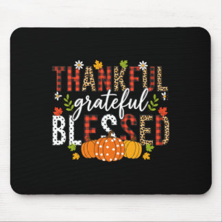 Mousepad Ação de graças feliz bendito grato dos homens