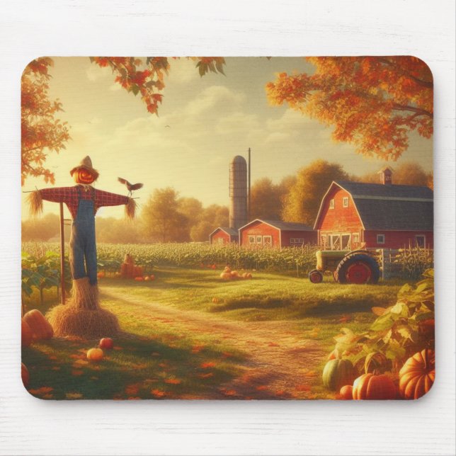 Mousepad Ação de Graças/outono/Queda na fazenda (Frente)