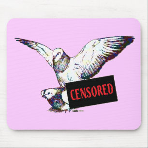 Mousepad Acasalamento de pombos: Censurado!