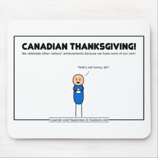 Mousepad acção de graças canadense