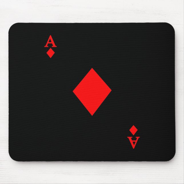 Mousepad Ace do Deck de Cartões Figurino de Halloween (Frente)