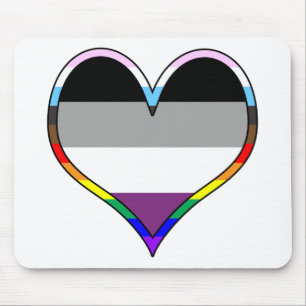 Mousepad Ace Pride Heart