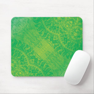 Mousepad Aceitação Medalhões de Boho Azul Amarelo
