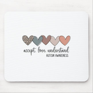 Mousepad Aceitar Amor Compreender Consciência Autista