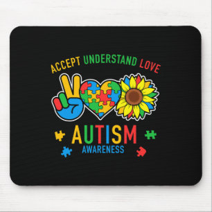 Mousepad Aceitar Compreender Autismo Atenção Ao Amor