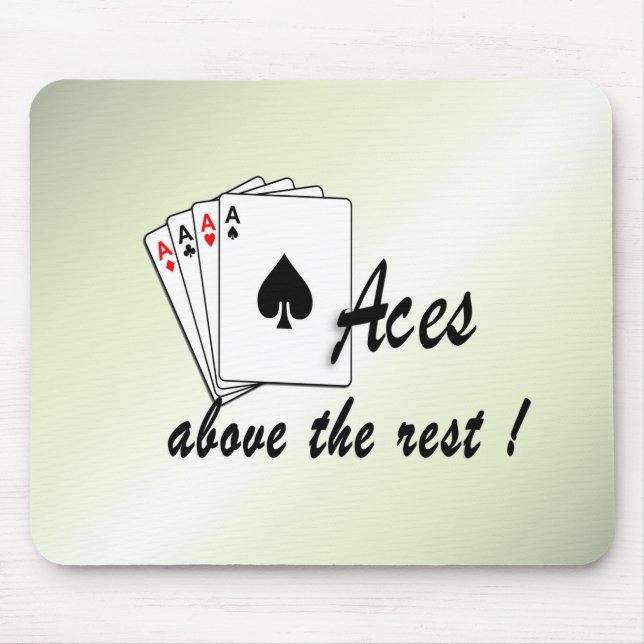 Mousepad Aces Acima do Verde Restante (Frente)