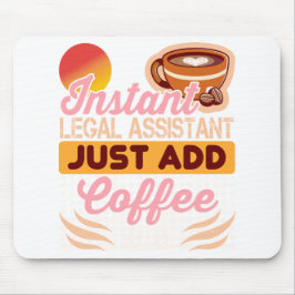 Mousepad Acessório de mesa de café para assistente jurídico