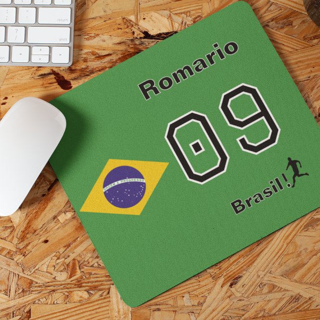 Mousepad Acessório de mesa personalizado para fã de futebol (Criador carregado)