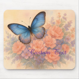 Mousepad Acessório de Rosa Floral da Borboleta Dreamfly