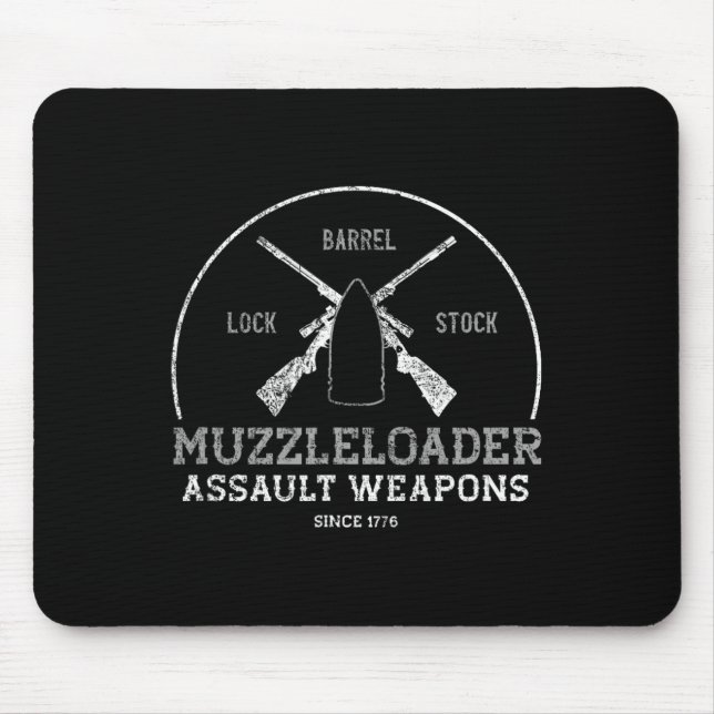 Mousepad Acessórios Funny Muzzleloader Fios De Longa Distân (Frente)