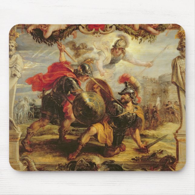 Mousepad Achilles que derrota Hector, 1630-32 (Frente)