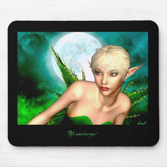 Mousepad acima de e afastado (Frente)