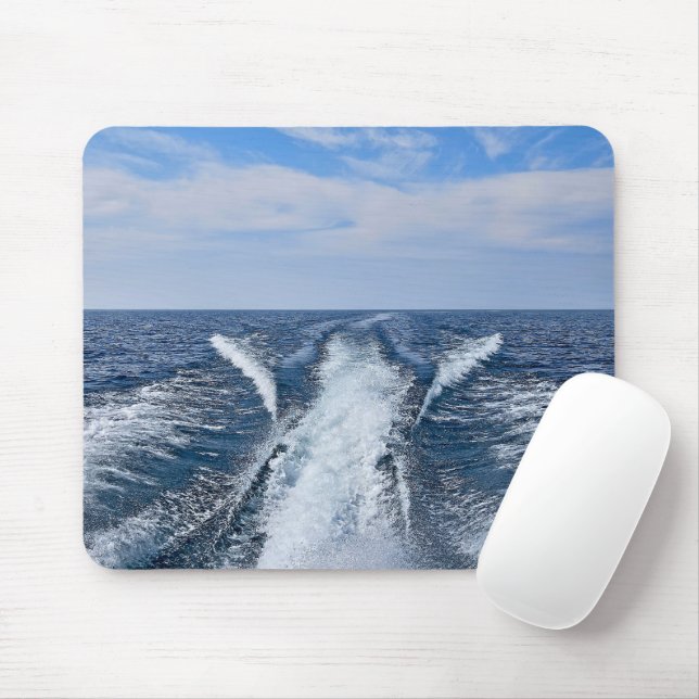 Mousepad Acordar De Barcos No Lago Michigan (Com mouse)