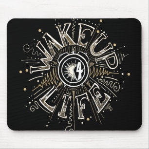 Mousepad Acordar Inspiracional UP 4 ilustração da citação L