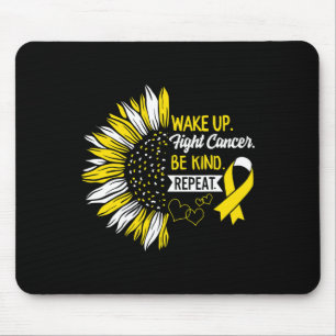 Mousepad Acordar Para Cima Lutar Cancer Ser Amável Cancer D