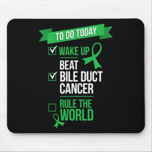 Mousepad Acorde Derrote O Câncer Do Ducto Biliar Domine O M