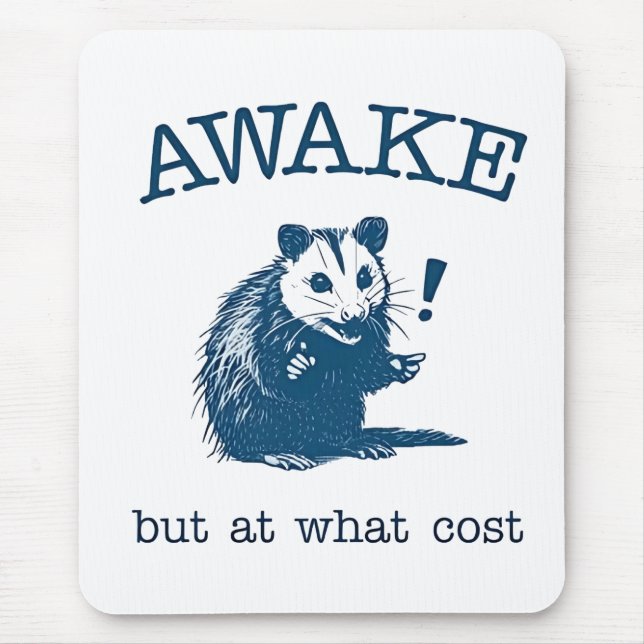 Mousepad Acorde, mas em que costa Opposum Possum Retro (Frente)