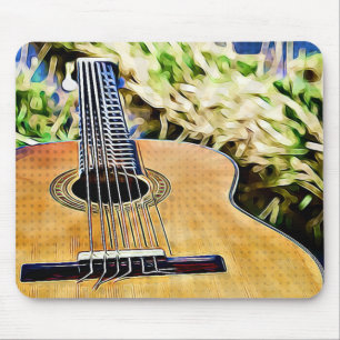 Mousepad Acoustic Guitar Art