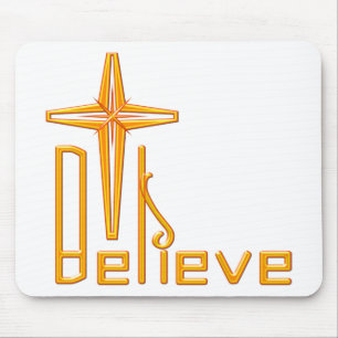 Mousepad Acredite em Christian