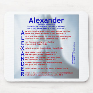 Mousepad Acrostic de Alexander