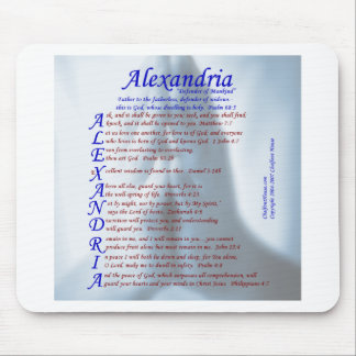 Mousepad Acrostic de Alexandria