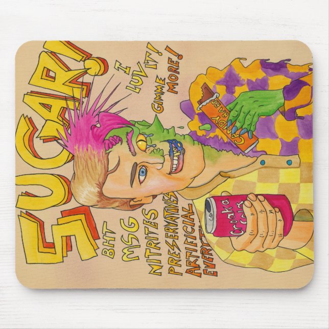 Mousepad Açúcar! (Frente)