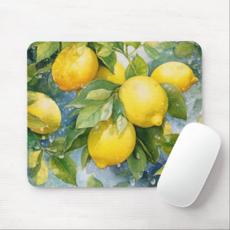 Mousepad AÇUCARINAS AMARELAS PENDURADAS NUMA ÁRVORE EM Aqua