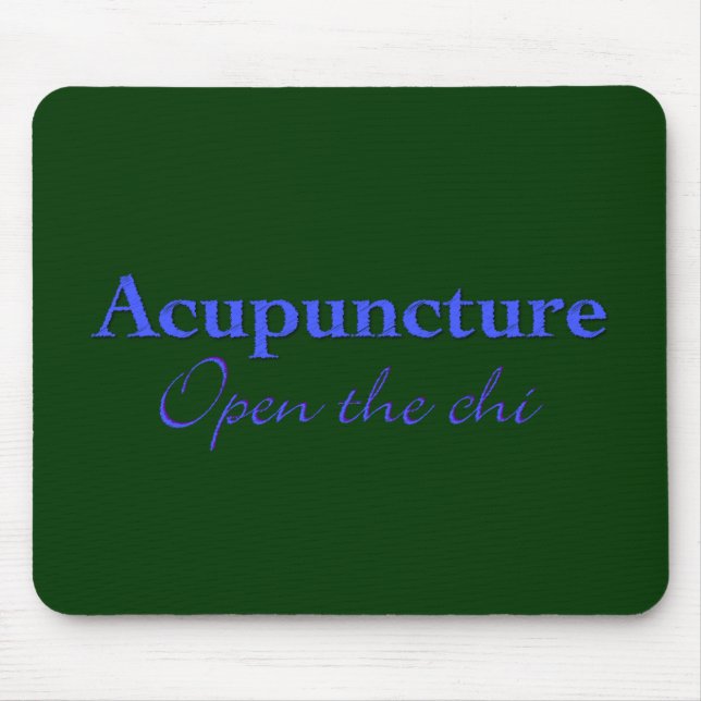 Mousepad Acupuntura - Abra o chi (Frente)